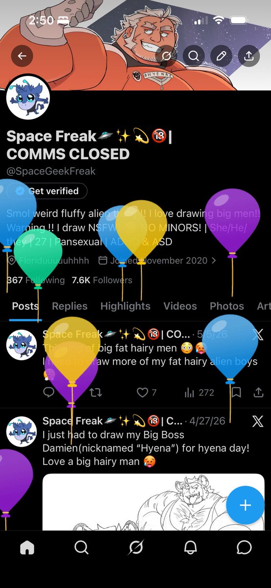 Space Freak🛸✨💫🔞| COMMS CLOSED tweet media