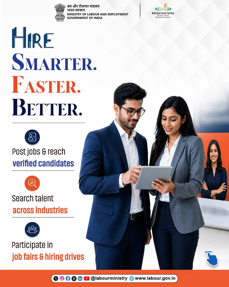 Ministry of Labour & Employment, GoI tweet media