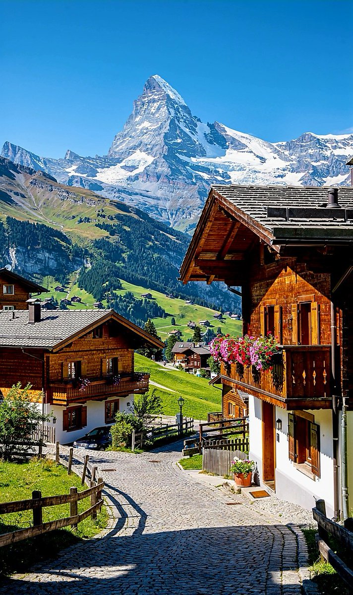 SyedhaiderAlis9's tweet photo. Wengen village in the Bernese Oberland.
#mountains #aiartwork #midjourney  #Flowers #treading #naturelovers #nature #landscapes #fypシ #Trending https://t.co/Ecxl67QvKi