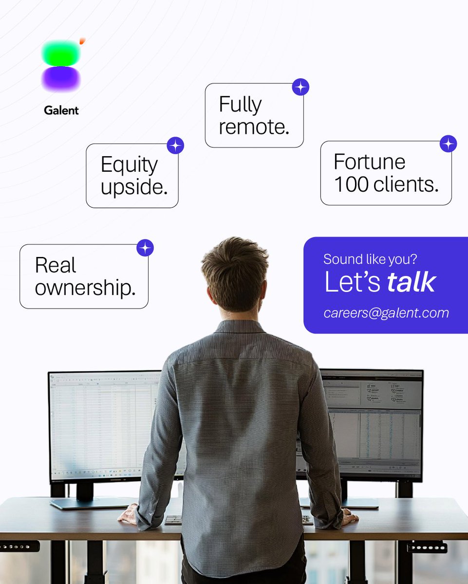 galenthq's tweet photo. Serious ownership. Work that ships.  Swipe to see what we're building — and where you might fit.  hashtag#Hiring hashtag#AIJobs hashtag#RemoteFirst hashtag#ConsumerInsights https://t.co/YEBceuGYX5
