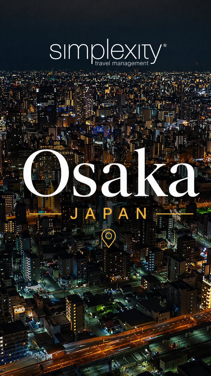 SimplexityTM's tweet photo. Quietly becoming one of Asia's most compelling business destinations due to its world-class infrastructure, Osaka offers a pace that feels less hectic than Tokyo.​

Seamless connectivity, top-class hotels, and after-hours experiences to make the trip memorable. https://t.co/8ZbbyaHs6h