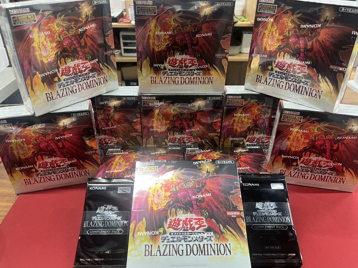 🔥遊戯王OCG アジア英語版🔥 「BLAZING DOMINION」大量入荷しました