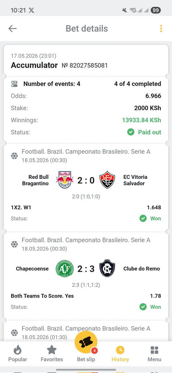 12heartD's tweet photo. Boom early kick off won🥳🥳💥Congratulations again,,,6.9 odds won successful 🥳🥳🥳🥳🥳
Get yourself a wekawin account and enjoy 

reg:: https://t.co/ArsOLFH5Bo

 promo code 👉F200

app download:: https://t.co/tnFKAr9DE6

DEPOSIT IS FREE,NO TAX,get  BONUS upto 13000ksh for your first deposit