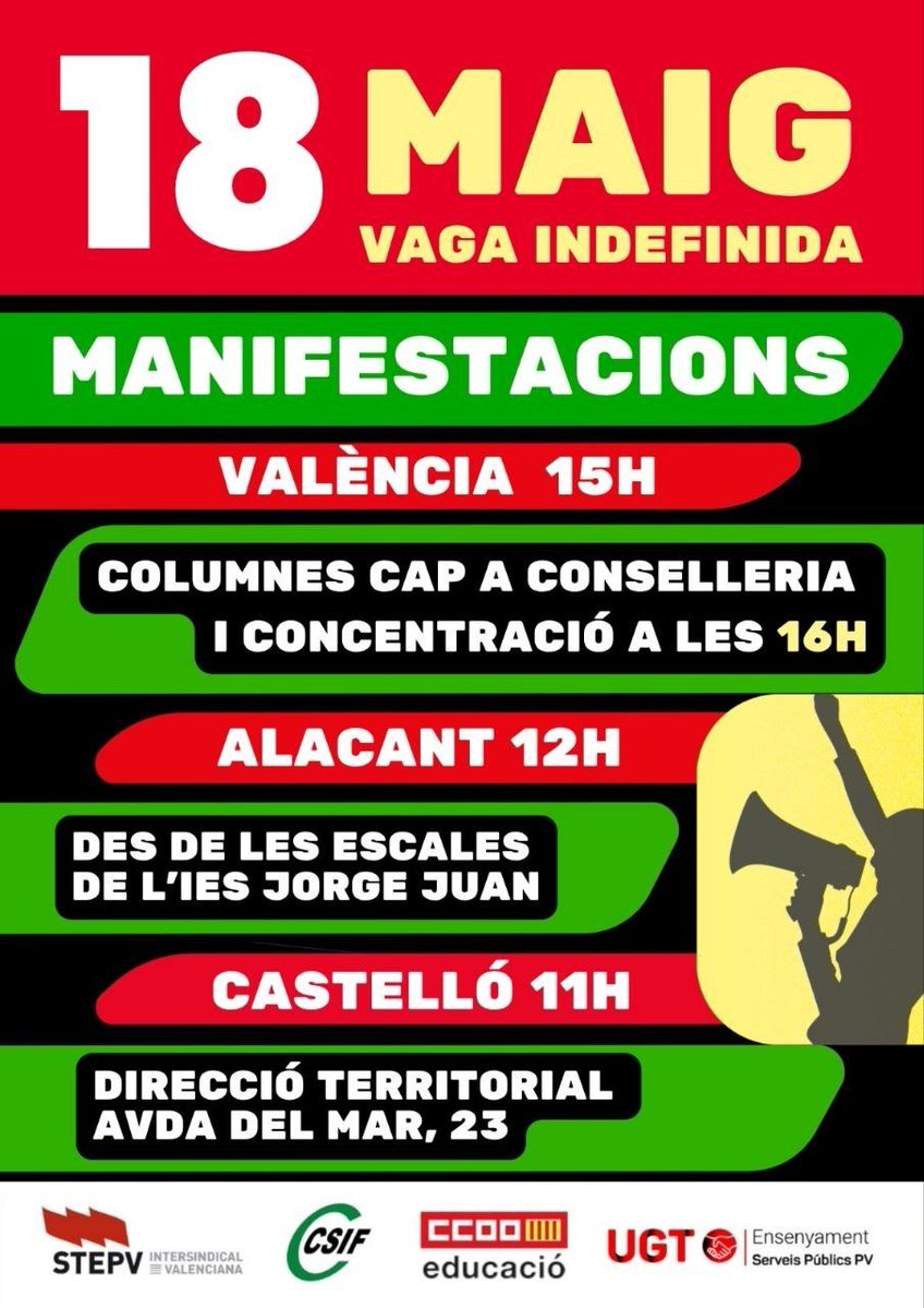 CCOO País Valencià tweet media