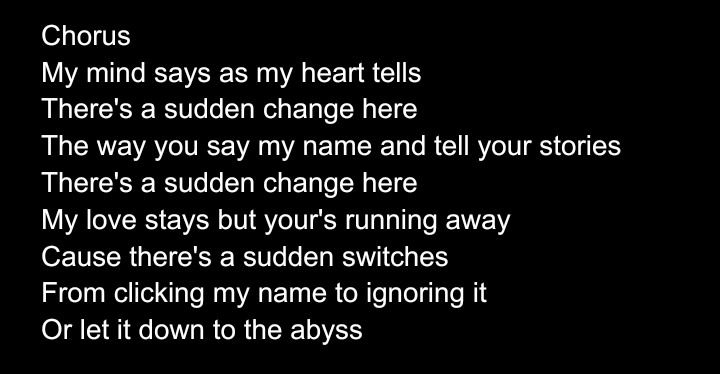 chinggu0504's tweet photo. The chorus of my new song https://t.co/6pjwxUGpuK
