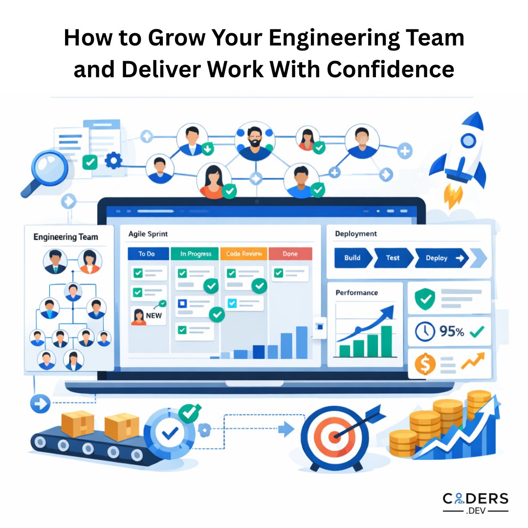 dev_coders's tweet photo. Rapid engineering growth without governance can lead to delays, communication gaps & security risks.
Discover how scalable delivery models help enterprises grow with confidence
https://t.co/k7947wHHm7
#SoftwareEngineering #CTO #TechInnovation #EngineeringScale #CodersDev https://t.co/LNhw1KwX9j