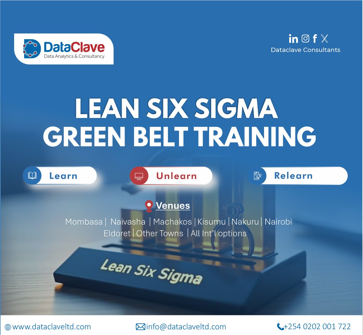 DataclaveC's tweet photo. Your career deserves transformation, not just information. Learn, unlearn, and relearn your way to excellence by enrolling in our Lean Six Sigma Green Belt Training! check our website at https://t.co/lkZJ15d0iK and reserve your slot.
#learn #unlearn #relearn https://t.co/lXmf7QOcLm