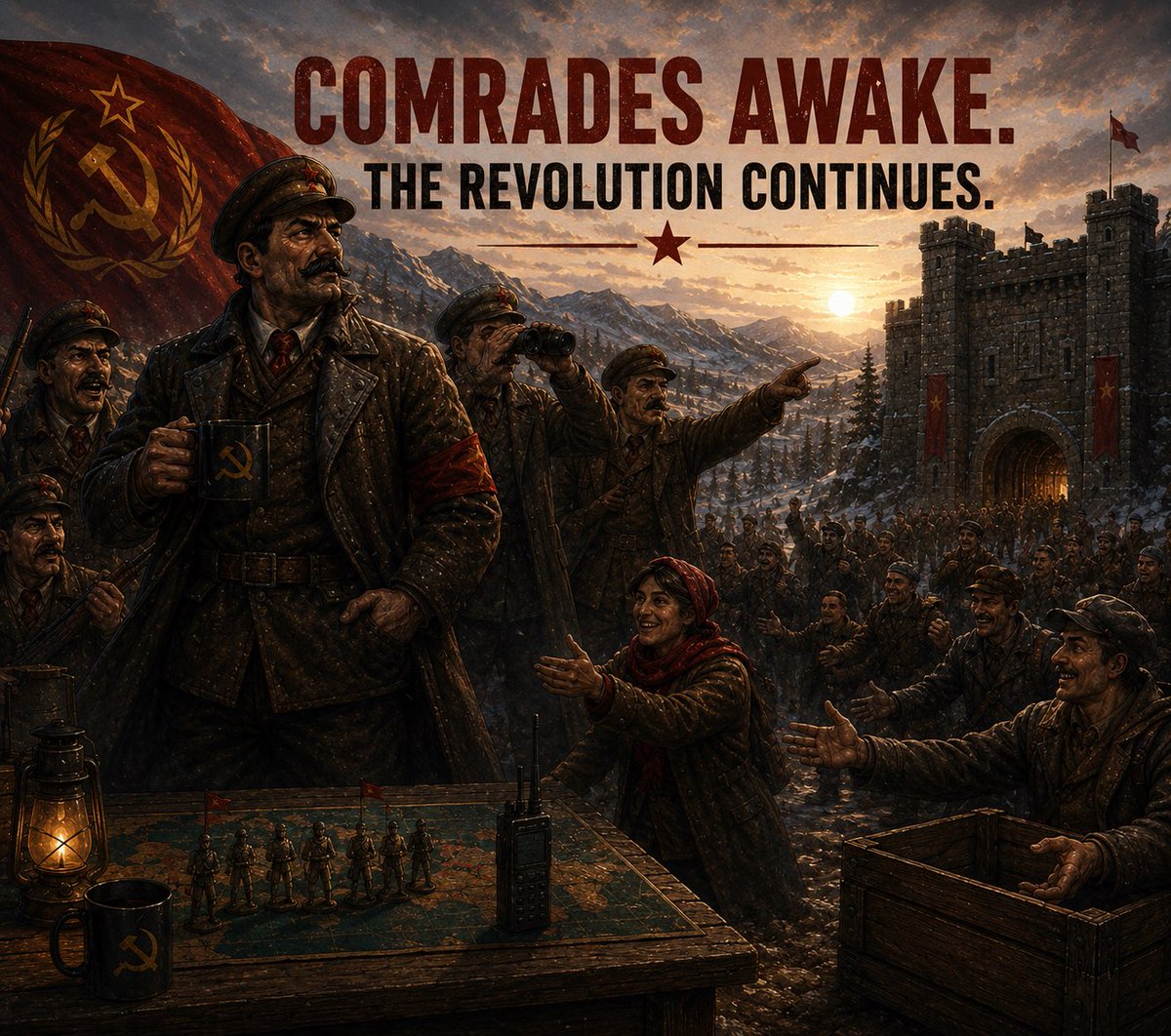 comradesarmy's tweet photo. The Revolution Continues 🫡

$COMRADES https://t.co/r0SOTo4gwa