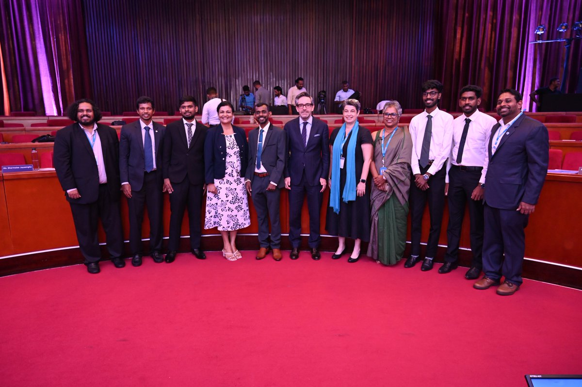 UNVSriLanka's tweet photo. Sri Lanka today launched two new digital systems for #CycloneDitwah survivors — a Compensation Management System &amp; Community Inquiry Mechanism — by NDRSC, with support from Norway, @UNICEFSriLanka &amp; @UNVSriLanka. 🇱🇰💻
#DigitalForGood #HumanitarianResponse https://t.co/vDUb9ANm5Z