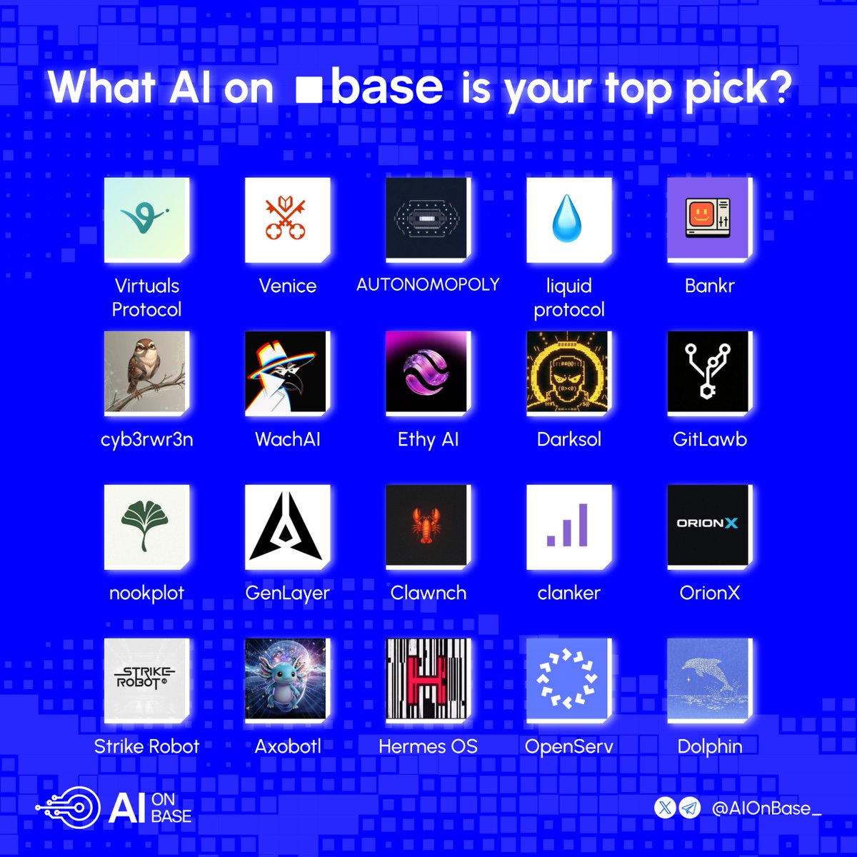 AI on Base tweet media
