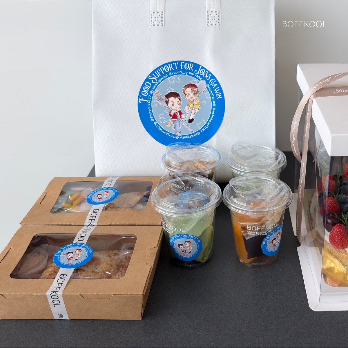 boffkoolbkk's tweet photo. thank you for letting us be part of your special moment ☁️🤍
carefully prepared food support, drinks, and every little detail made with love ✨

#JossGawin #จอสกวิน 
#foodsupport #supportartist https://t.co/dNL7a05UO9