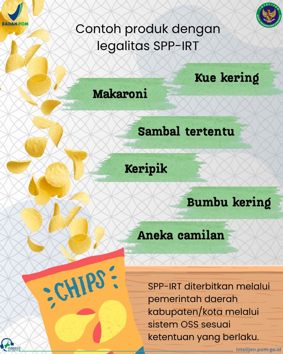 intelijenbpom's tweet photo. Mau produk jualanmu masuk supermarket atau makin dipercaya pelanggan? Yuk, kenalan sama SPP-IRT! ✨

#SPPIRT #PIRT #KeamananPangan #PanganAman #IzinEdar #ProdukLokal #TipsBisnisUMKM #UMKMIndonesia #LegalitasUsaha #CerdasPangan #BPOM #EdukasiPangan https://t.co/7WNHrQ82ah