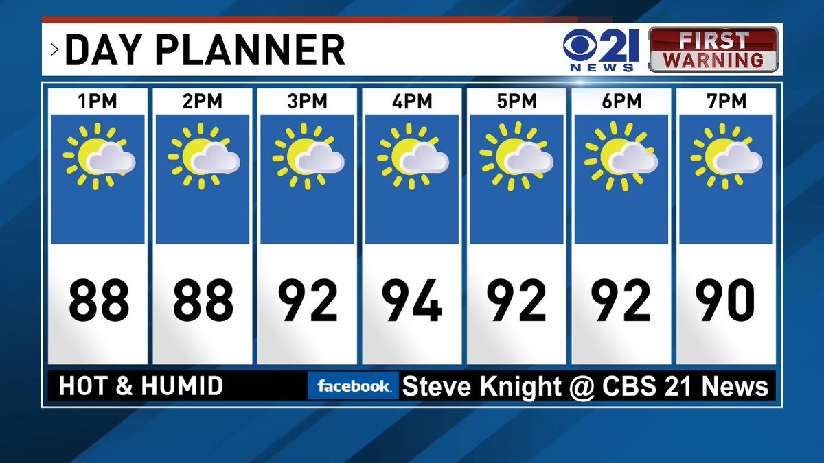 KnightCBS21's tweet photo. Monday will be the hottest day of the year.. at least so far. https://t.co/kbV4097D1O https://t.co/SZb7m3HlF0
