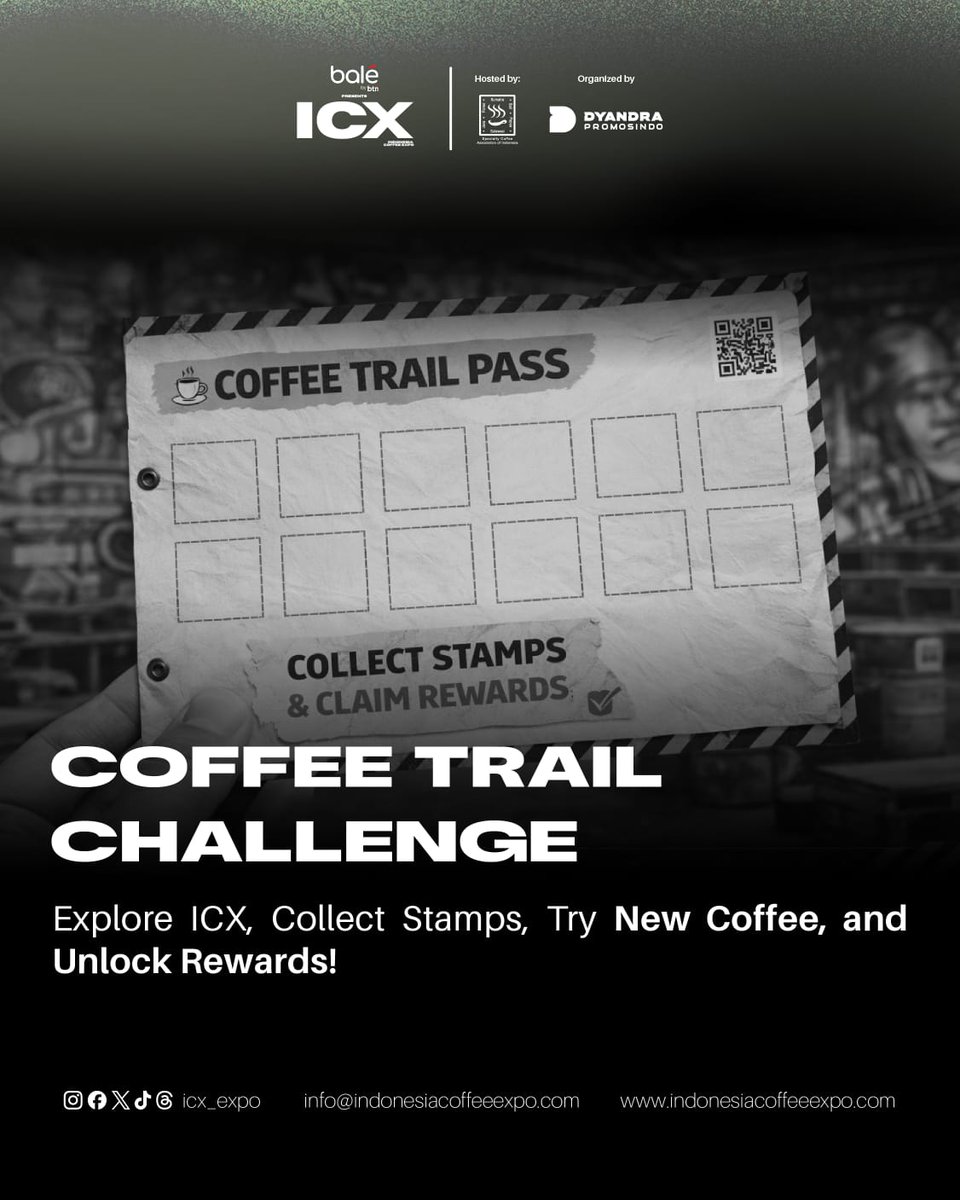 updateharian's tweet photo. Indonesia Coffee Expo (ICX) Presented by Bale by BTN
Brewing Business, Shaping Lifestyle and Coffee Excellence

#updateharian https://t.co/9ASFtXQxi8