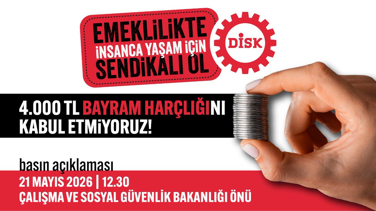 DİSK tweet media