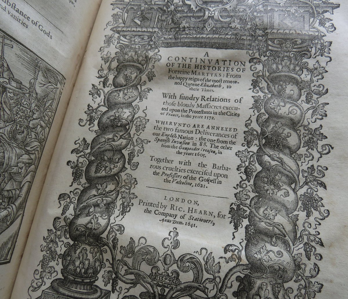 wisdompedlars's tweet photo. FOXE ACTS MONUMENTS 1641 Third BOOK MARTYRS Woodcuts BLACK LETTER Torture
#books #antiquarian #17thcentury #rarebooks #actsandmonuments #martyrs #bookofmartyrs #christian #JohnFoxe #woodcuts #blackletter #persecution #religion #bookauction
https://t.co/MWwRtz43at https://t.co/20CmG1qaH8