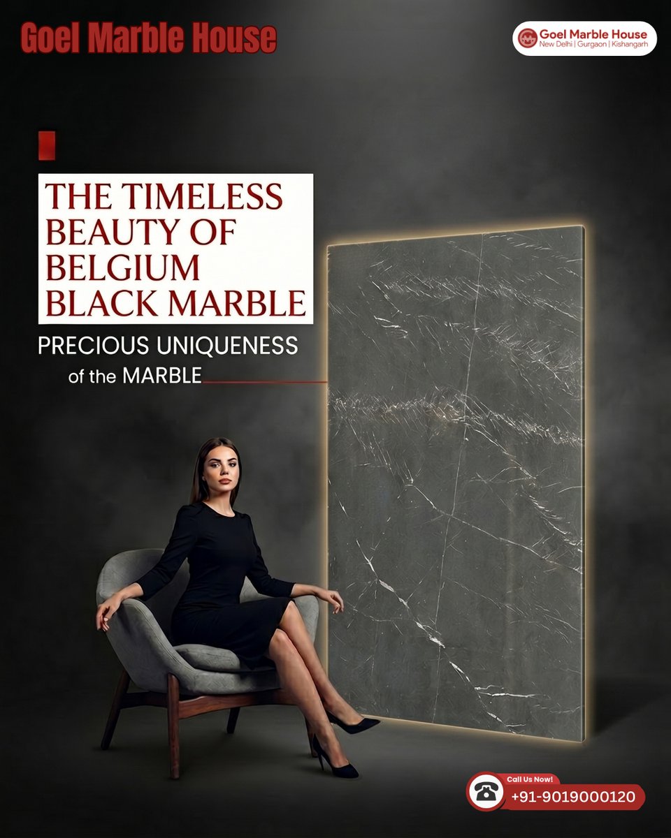 goelmarble's tweet photo. India's finest collection of Belgium Black Marble. 🖤🏛️

Are you an architect or designing your own high-end space? Don't wait for import delays.

📍 Visit our showroom at Fatehpur Beri, Gurgaon
📞 Call us: 9019000120 | 9810014956
🌐 https://t.co/MvoMT6TD3a

#BelgiumBlack https://t.co/MaTGfXx3O3