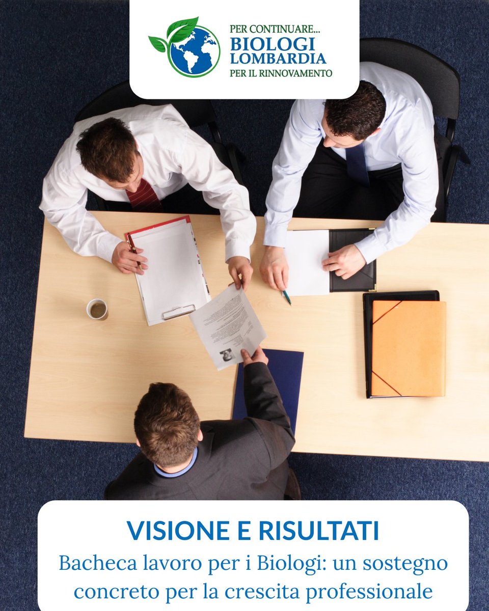DottRossetto's tweet photo. Dal 2023 la Bacheca Lavoro dell’Ordine dei Biologi della Lombardia trasforma competenze in opportunità concrete. Un hub professionale che collega biologi, aziende ed enti con criteri trasparenti e qualificati. Il 18-19 maggio vota “Biologi Lombardia per il Rinnovamento”. 🔥 https://t.co/EyHrF7OrEY