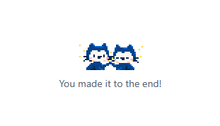 Sheile's tweet photo. GitHubのスクロール終端になんかかわいいのがいた。
最近追加されたっぽい？ https://t.co/QuesIeeY2g