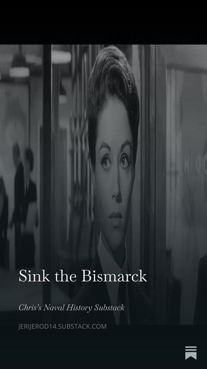jerijerod14's tweet photo. #otd 1941 Operation Rheinübung began.
This week’s free to watch is the movie classic “Sink the Bismarck”
https://t.co/MHbbFK4unM
#histiry #WW2 #Navalhistory #Bismarck https://t.co/qdStS5Lpna