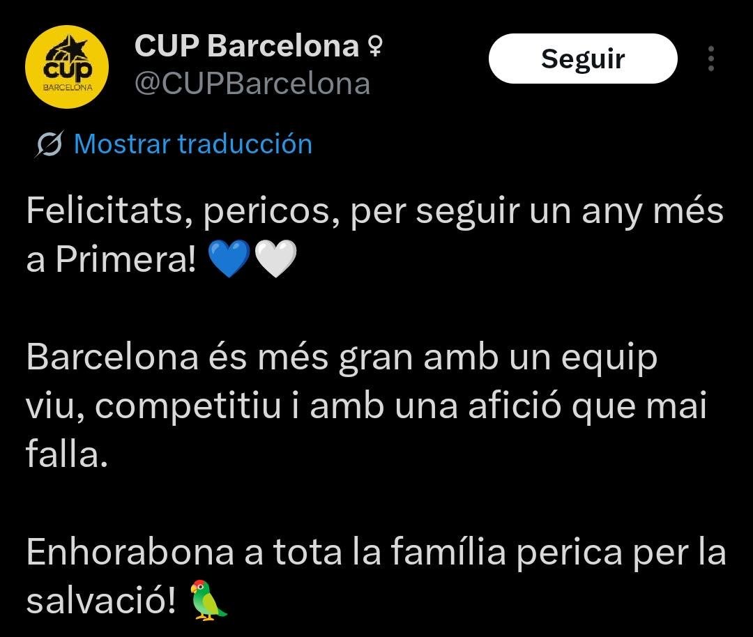 tenshora's tweet photo. M'hauran d'explicar i justificar molt bé per què s'ha ordenat esborrat aquest tuit @CUPBarcelona 
#RCDE https://t.co/uog6wcrXrw