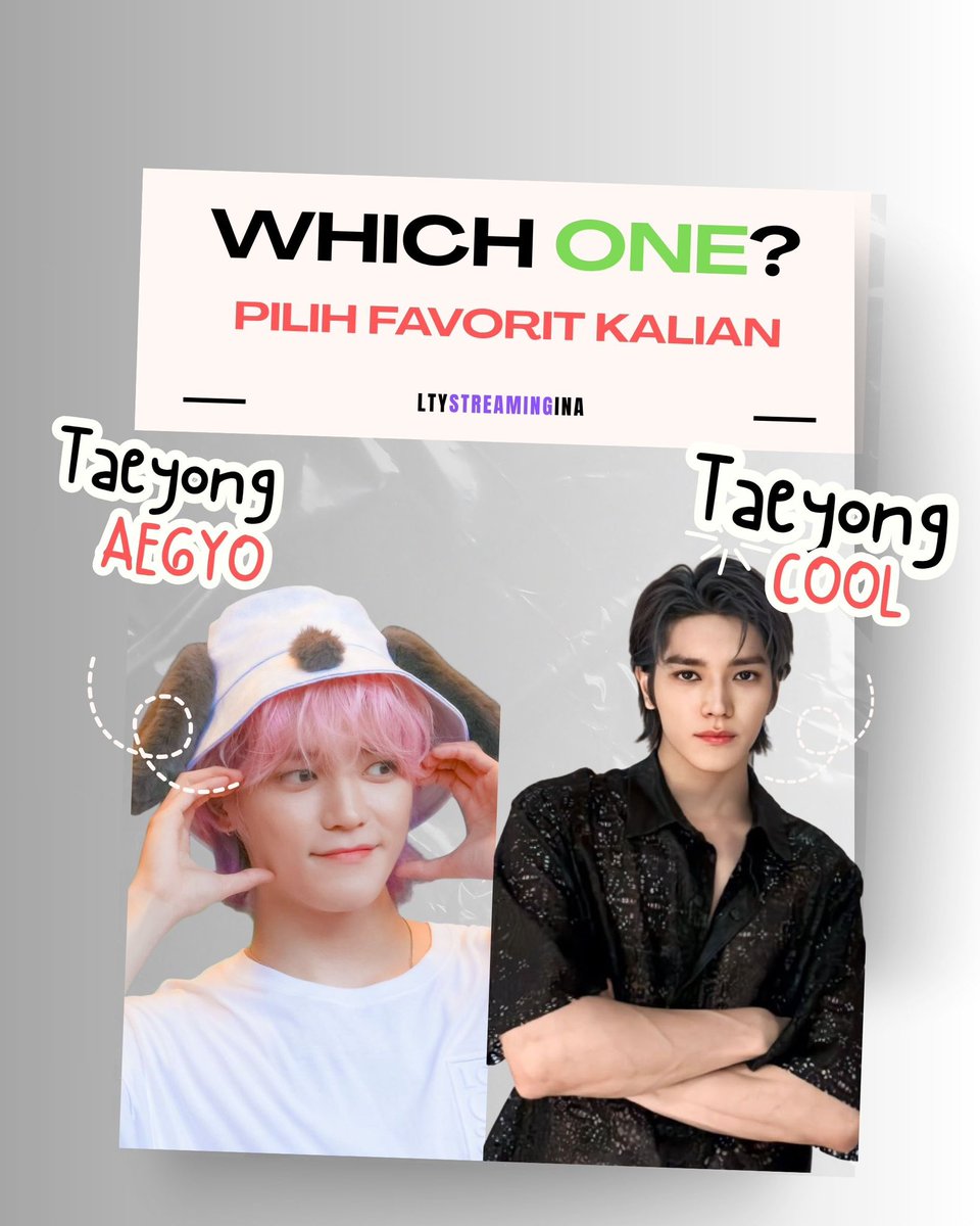 LTYStreamingINA's tweet photo. 🎮 TYongFs let’s play games!🌹

PICK YOUR FAVORITE…???

TAEYONG WYLD Out Now
#TAEYONGgoesWYLD
#WYLD_태용이의_마스터피스 https://t.co/qqb2GG437J