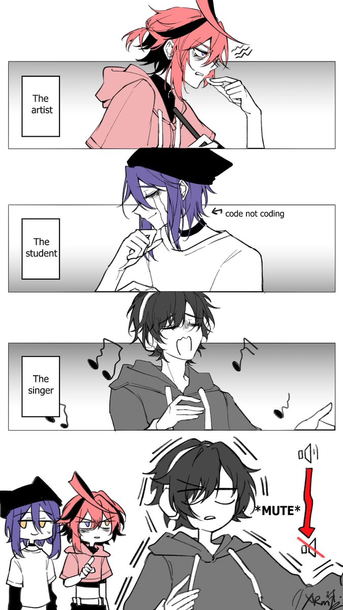 𒅒XRan染𒈔 Artist Vtuber tweet media