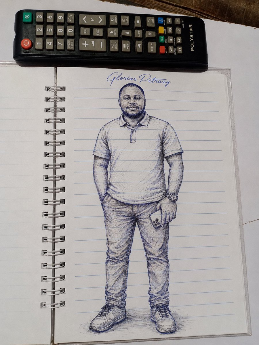 Bakrey15062413's tweet photo. @iamBigChops Blue pen. Free hand. Pure patience โ๏ธ๐
just raw sketch details on paper.
Turning ordinary pages into realistic art, one stroke at a time ๐ฅ I hope @iamBigChops like it
#bigchops #bigchops #bigchops #bigchops #bigchops #bigchops #bigchops #bigchops #bigchops #bigchops #bigchops https://t.co/X1u5DU8RcG