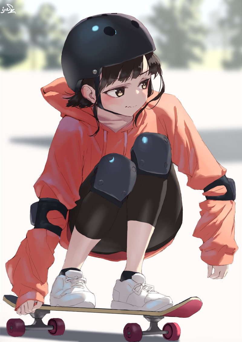 あんまり立たないスケボーガール 