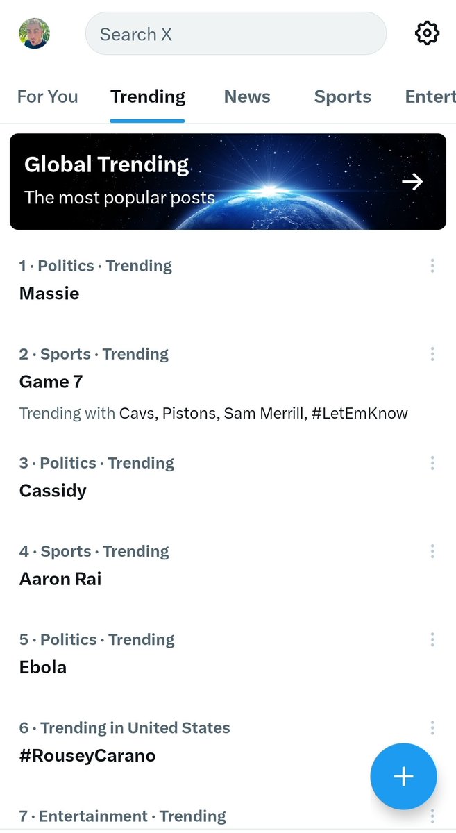 takenaps's tweet photo. @MassieforKY is the #1 TRENDING topic globally on X right now. 

LET'S GOOOOOOOO 🤯👀 https://t.co/vWIblacVxP