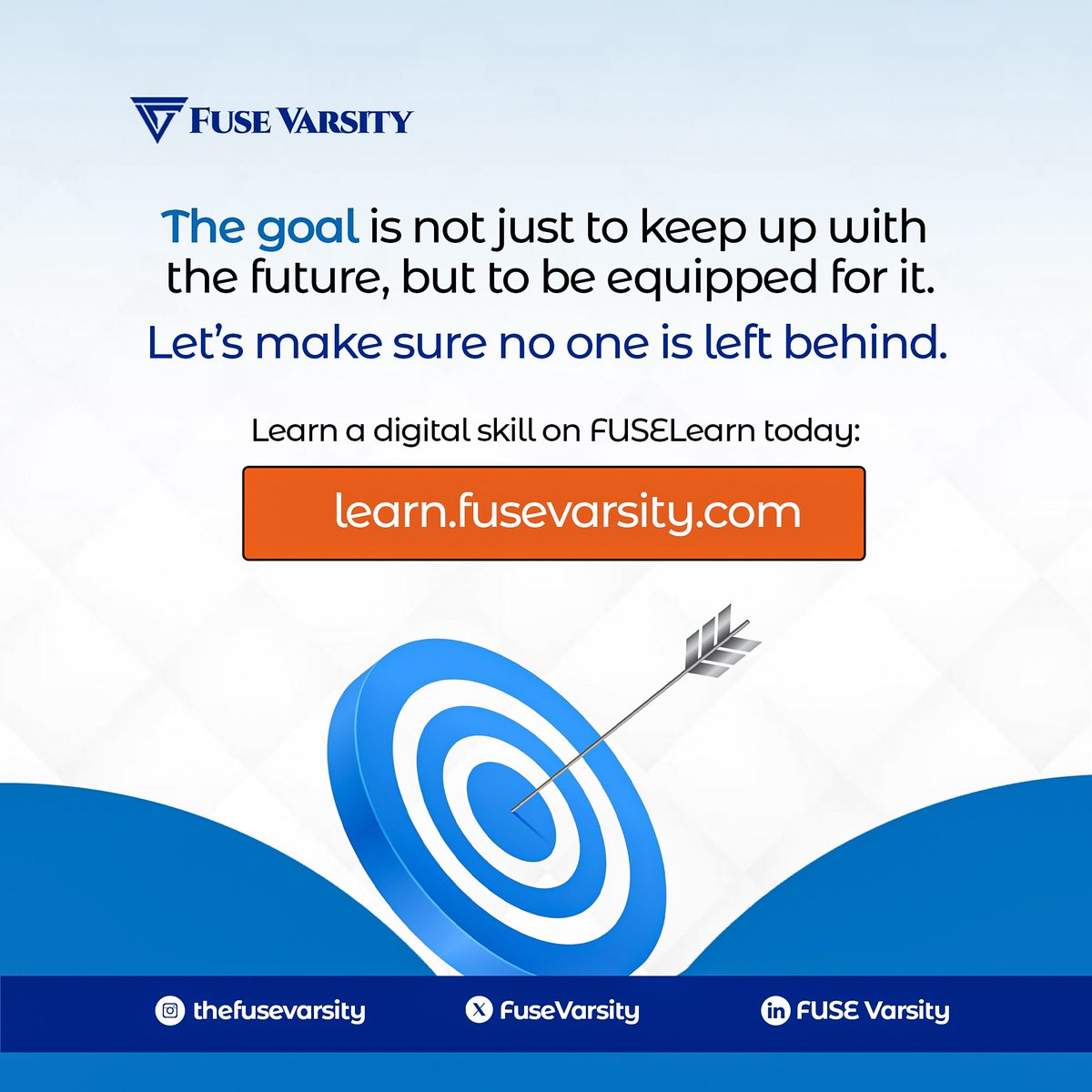FUSEVarsity's tweet photo. Learning a digital skill today is more than just gaining knowledge, itโs positioning yourself for the opportunities of tomorrow.
Start learning on FUSELearn today:
https://t.co/jBOkW0D8pb
#FUSELearn
#FUSEVarsity https://t.co/6auTyOTVB9