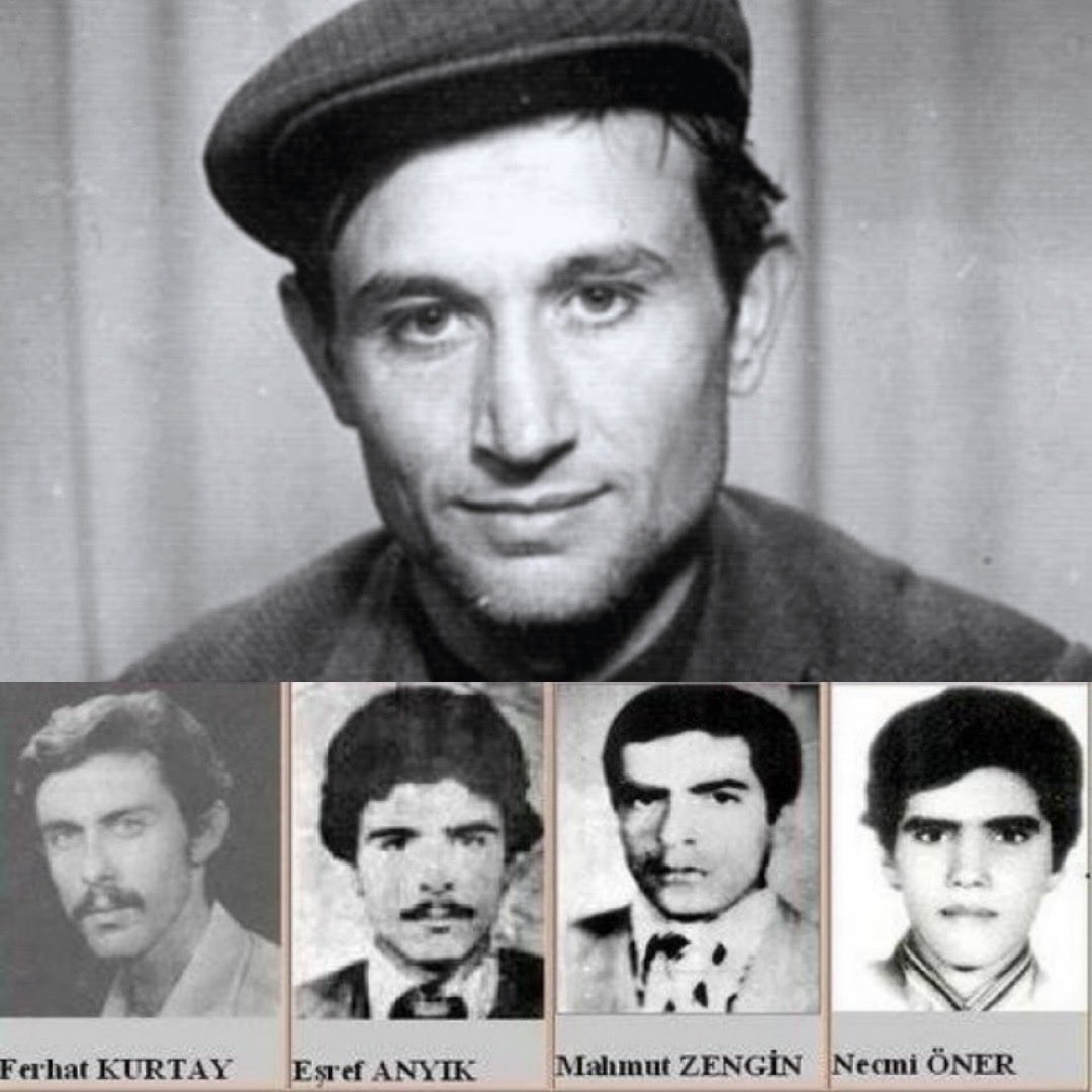 _AytenKordu's tweet photo. 17 Mayıs 1982 tarihinde Diyarbakır cezaevinde yaşanan baskılara karşı #Ferhat Kurtay #Necmi Öner, #Eşref Anyık ve #Mahmut Zengin  bedenlerini ateşe verdiler. 
#Dörtler 

18 Mayıs 1973’te ser verip sır vermediği, devrim ve özgürlük idealinden geri adım atmadığı için Diyarbakır zindanın’da  işkencede katledilen #İbrahimKaypakkaya 

 18 Mayıs #Haki karer

Mayıs ayında özgür, onurlu bir yaşam için mücadelede yaşamını yitiren tüm  devrimcileri saygı ve minnetle anıyorum.