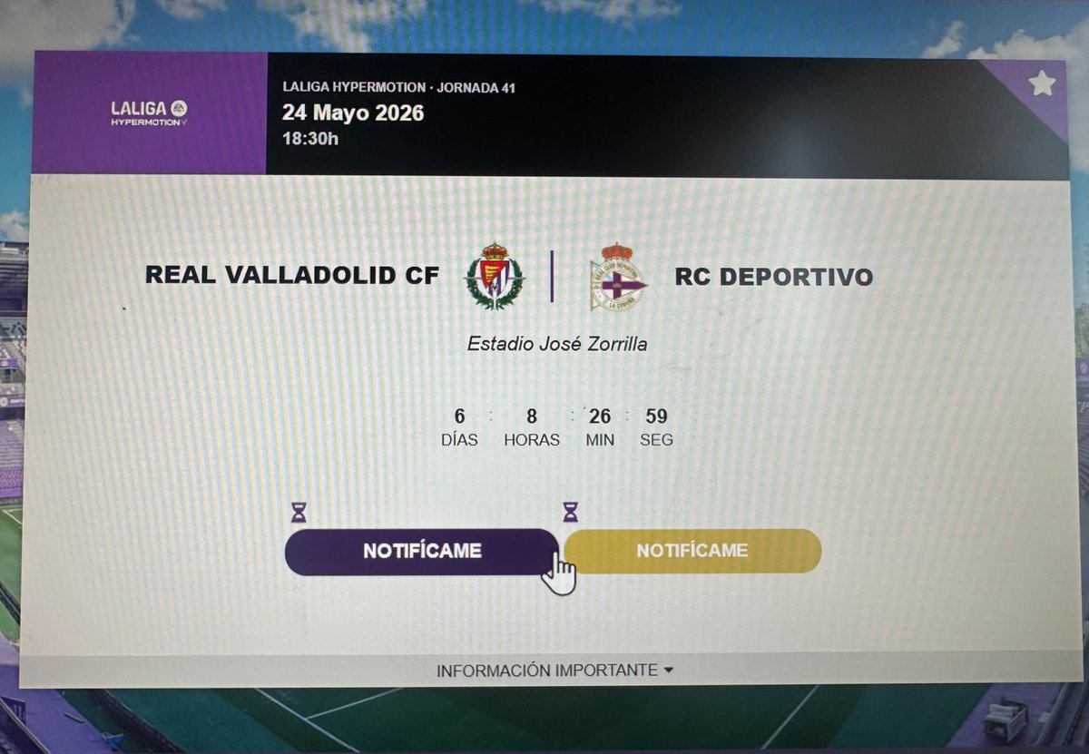 E_ApaMel's tweet photo. @realvalladolid Llevo desde las 10:00h en la web y NO funciona https://t.co/mOeoqwNH5D
