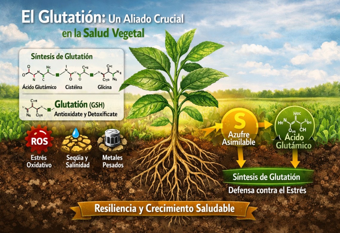afepasa's tweet photo. 🌱🤖 En #agricultura moderna, garantizar la salud de los #cultivos frente a desafíos como #cambioclimático es prioritario. El #glutatión, compuesto natural de las #plantas, emerge como elemento clave en respuesta vegetal frente al estrés.

Saber más  👉🏼 https://t.co/FM3gMuTAvg https://t.co/7j7VqYvUjC