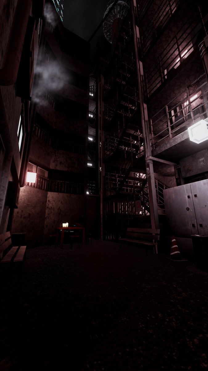 mroba7's tweet photo. 夜中の裏路地-Sector B-603-BackAlley
By Nakanun

#VRChat
#VRChat_world紹介 https://t.co/cubmPGXR2E