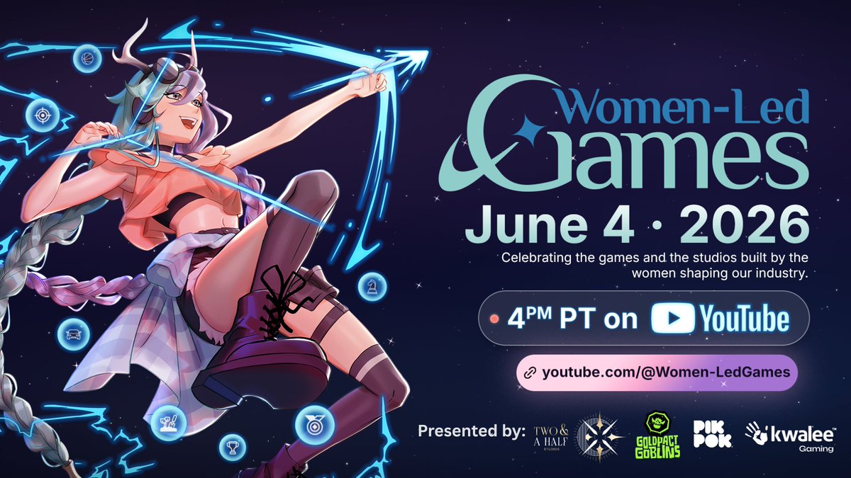 Women-Led Games tweet media