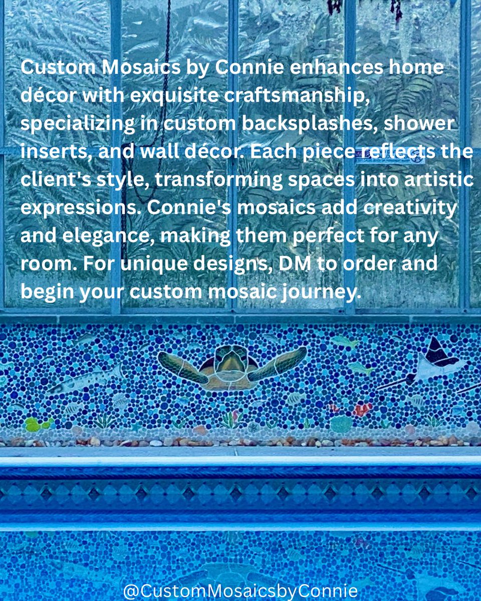 custom_mosiac's tweet photo. 🐢 What are some of your favorite mosaics that Connie has done? 

Let us know in the comments!! 🐢

Interested in ordering a one of a kind custom mosaic? DM us to order! 

#CustomMosaics #MosaicArt #MosaicArtist #HandmadeArt #CustomArt #ArtCommission #HomeDecorInspo #UniqueHome https://t.co/OlevTNY7Cf