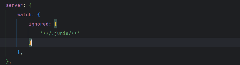 JamieHolly's tweet photo. If you're running vite in a @Laravel app with boost and Junie, add this to your vite config to stop the constant refreshes. https://t.co/xkzb1wMqBZ