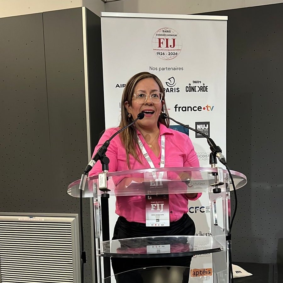 FIP_AL's tweet photo. Además de @zulianalainez de @ANP_periodistas, integran el nuevo Comité Ejecutivo otras tres mujeres latinoamericanas: @adrianahurtado de @FECOLPER, @samirrahcastro de @FENAJoficial y @CarlaGaudensi de @PrensaFATPREN https://t.co/eUVK2FZ4nk