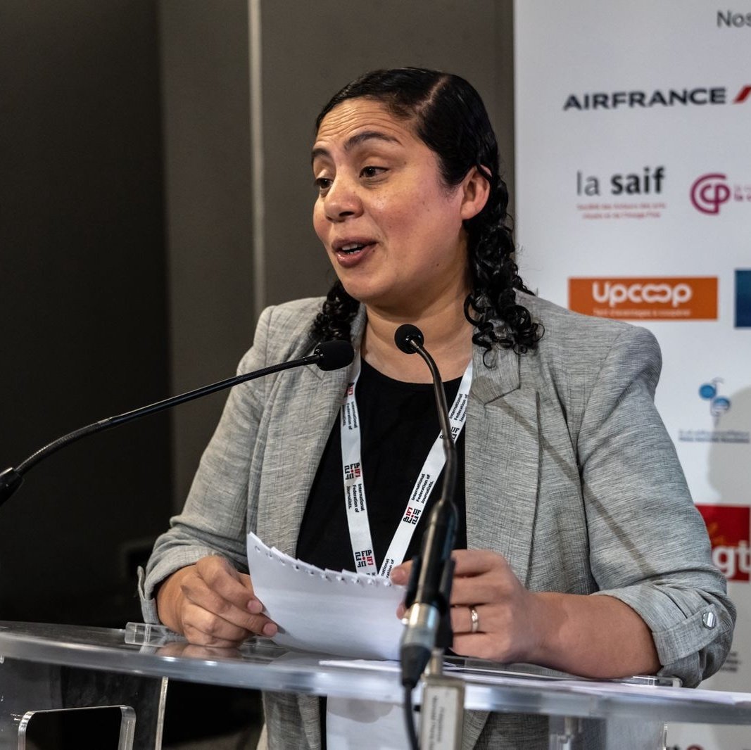 FIP_AL's tweet photo. Además de @zulianalainez de @ANP_periodistas, integran el nuevo Comité Ejecutivo otras tres mujeres latinoamericanas: @adrianahurtado de @FECOLPER, @samirrahcastro de @FENAJoficial y @CarlaGaudensi de @PrensaFATPREN https://t.co/eUVK2FZ4nk