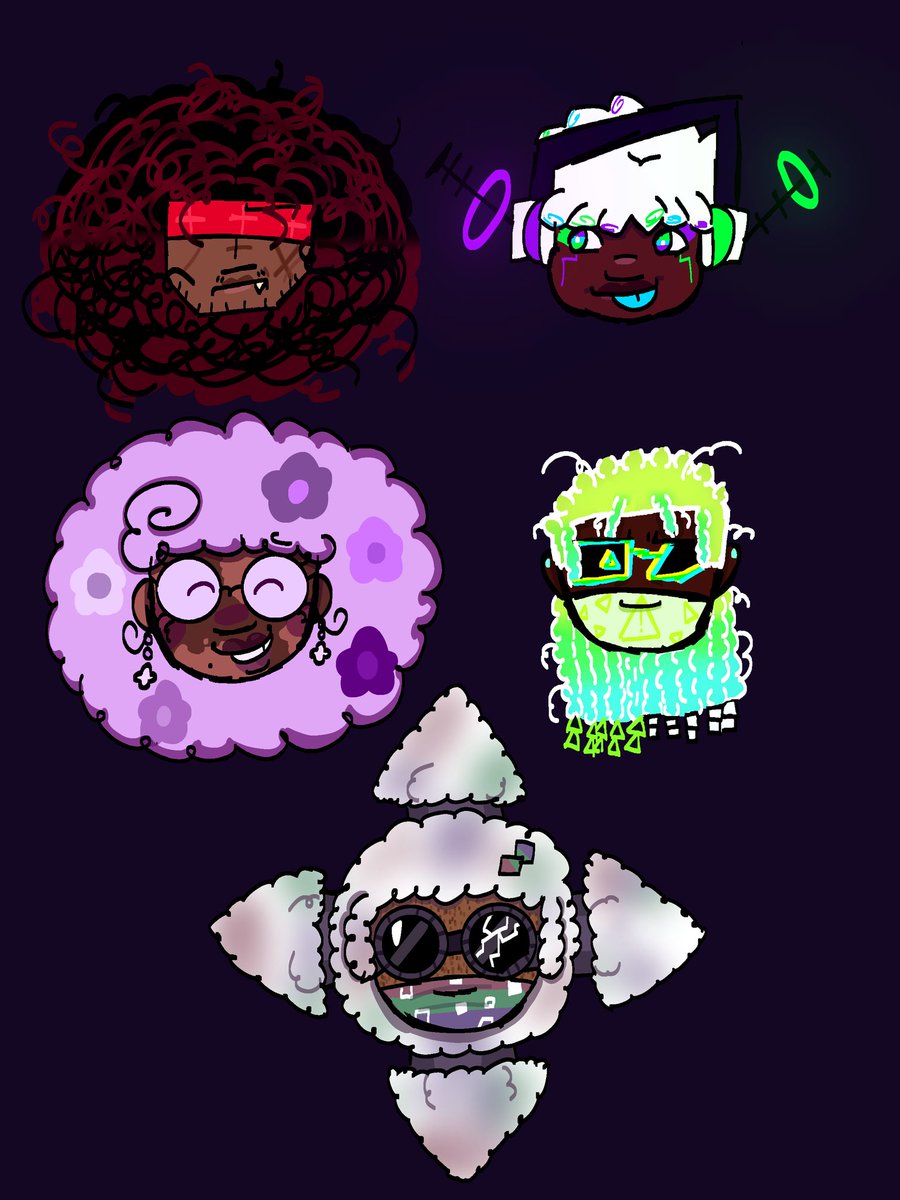 R3TR0R3V0LUT10N's tweet photo. Before and after!!! Wow, they look so happy!!!! #computerlings #ocart #digitalart https://t.co/JldJeaaZPP