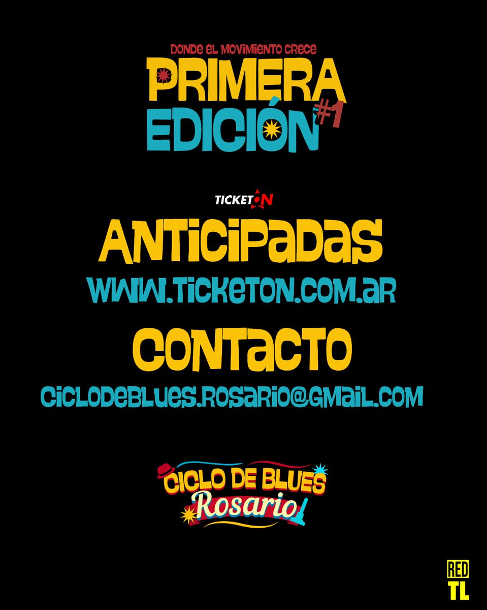 TICKETONeventos's tweet photo. Primer Ciclo de Blues en Rosario!!
En El Cairo, lugar especial para un evento especial.
Jueves 21/05 - 20hs
Anticipadas en https://t.co/rIuBRP2tG0 https://t.co/ArXUKWQm1b