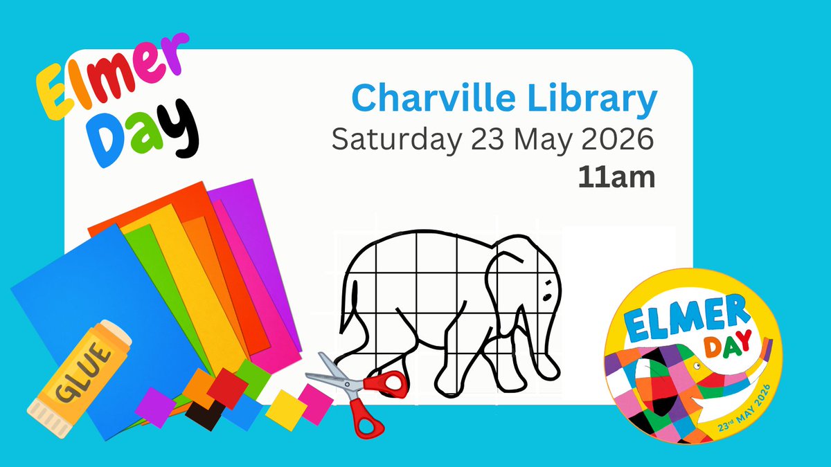 Hill_libraries's tweet photo. Step into a world of colour &amp; fun to celebrate everyone’s favourite patchwork elephant at Charville Library. Listen to stories full of friendship &amp; adventure, followed by a colourful craft activity. Booking essential https://t.co/UWkWDTzhTA
@Hillingdon @HillingdonFIS ^RK 🌈🐘 https://t.co/lvNzK82sNm