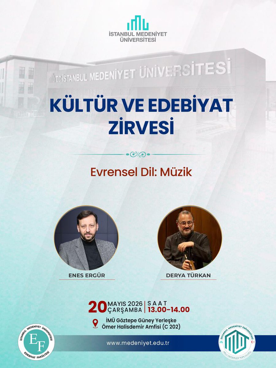 İMÜ Edebiyat Fakültesi/Faculty of Letters tweet media