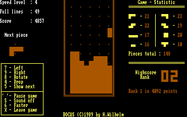 ArcOnInternet's tweet photo. Bocus (In-browser, DOS, H. Wilhelm, 1989) https://t.co/LMWA4lOjd4 https://t.co/EnQ3VAKaS9