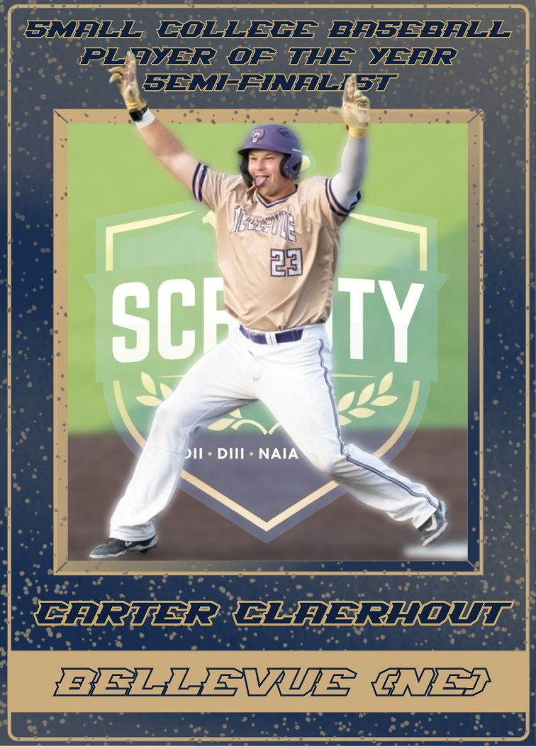 Small College Baseball Player of the Year Award tweet media
