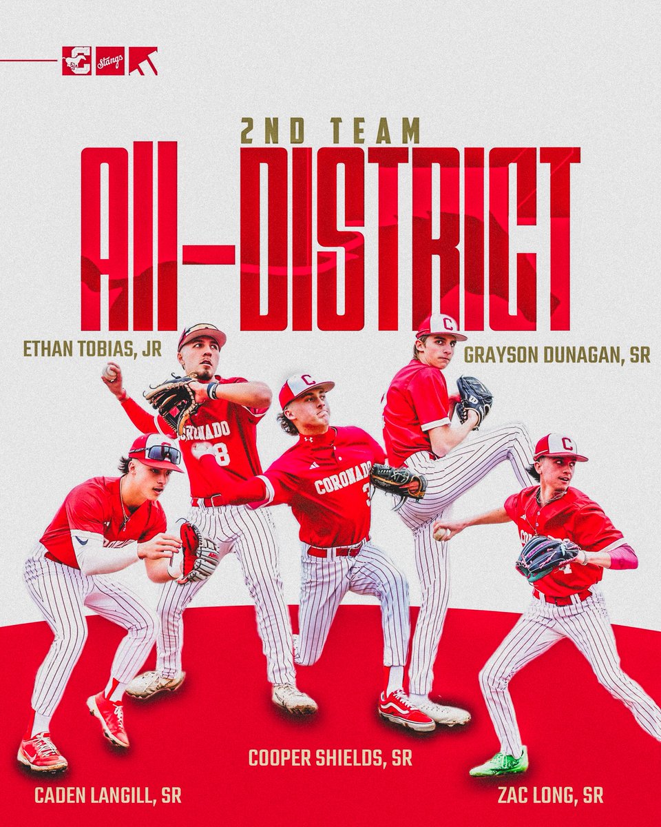 CoronadoNOWU's tweet photo. Congratulations to our 2nd team All-District players! Proud of you guys! @Grayson_D_21 @Cooper_shields0 @caden_langill @ZacL04 @ethan54431420 #family @CHSMustangsLBB @Coronado_Sports @AthleticsLISD @RandyRosetta @colebankertv https://t.co/RN9XOgBR4E