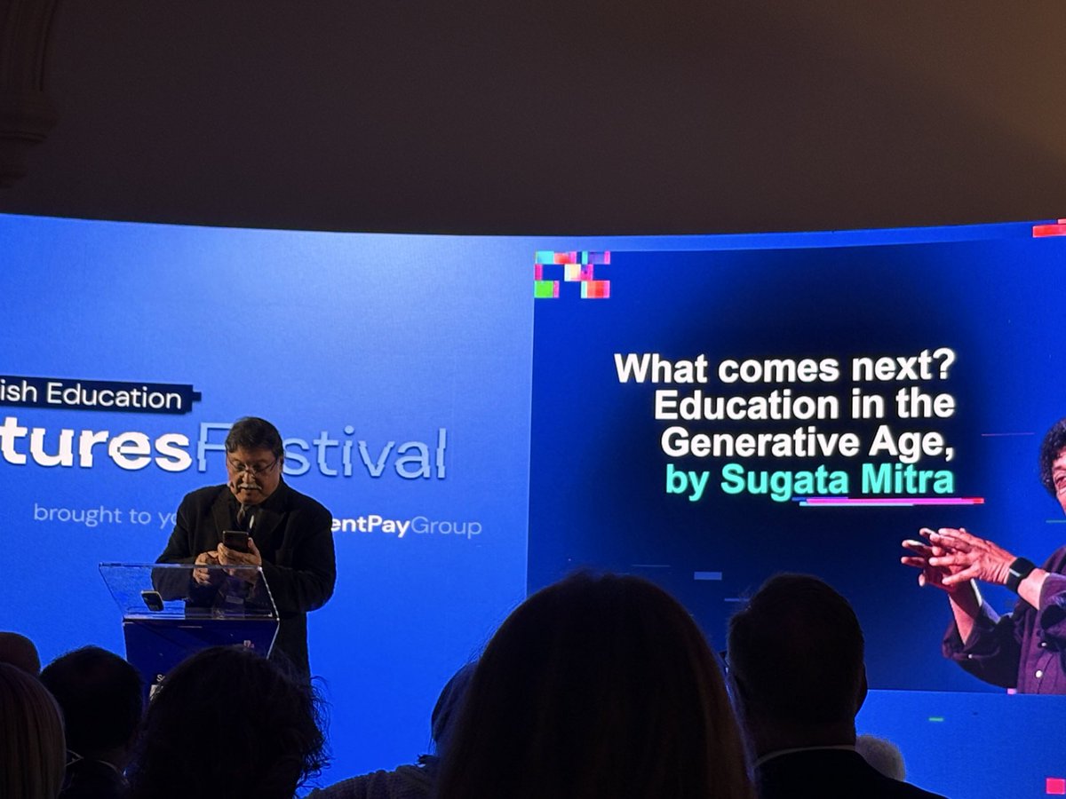 SACTechDigital's tweet photo. Been looking forward to hearing from @Sugatam talking about Emergence and Singularity. When it comes to AI “Preparation matters more than prediction” 👌 https://t.co/aNP89oeF45