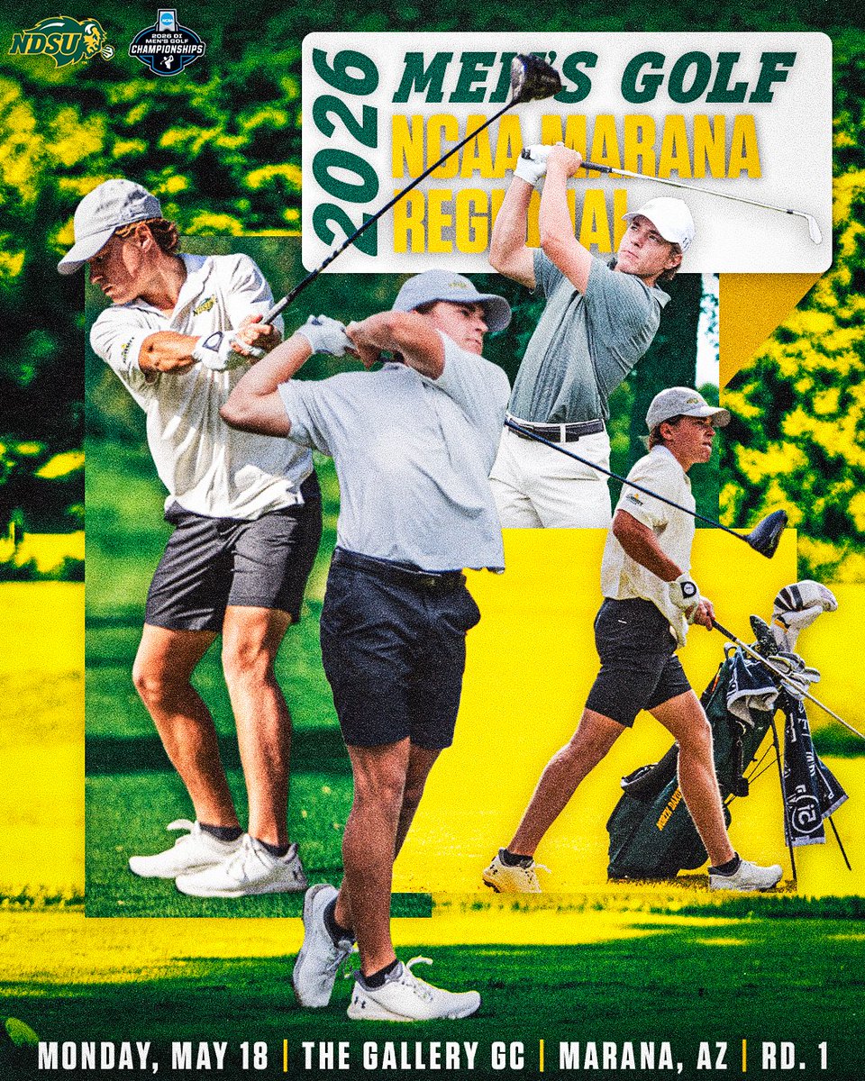NDSU Golf tweet media