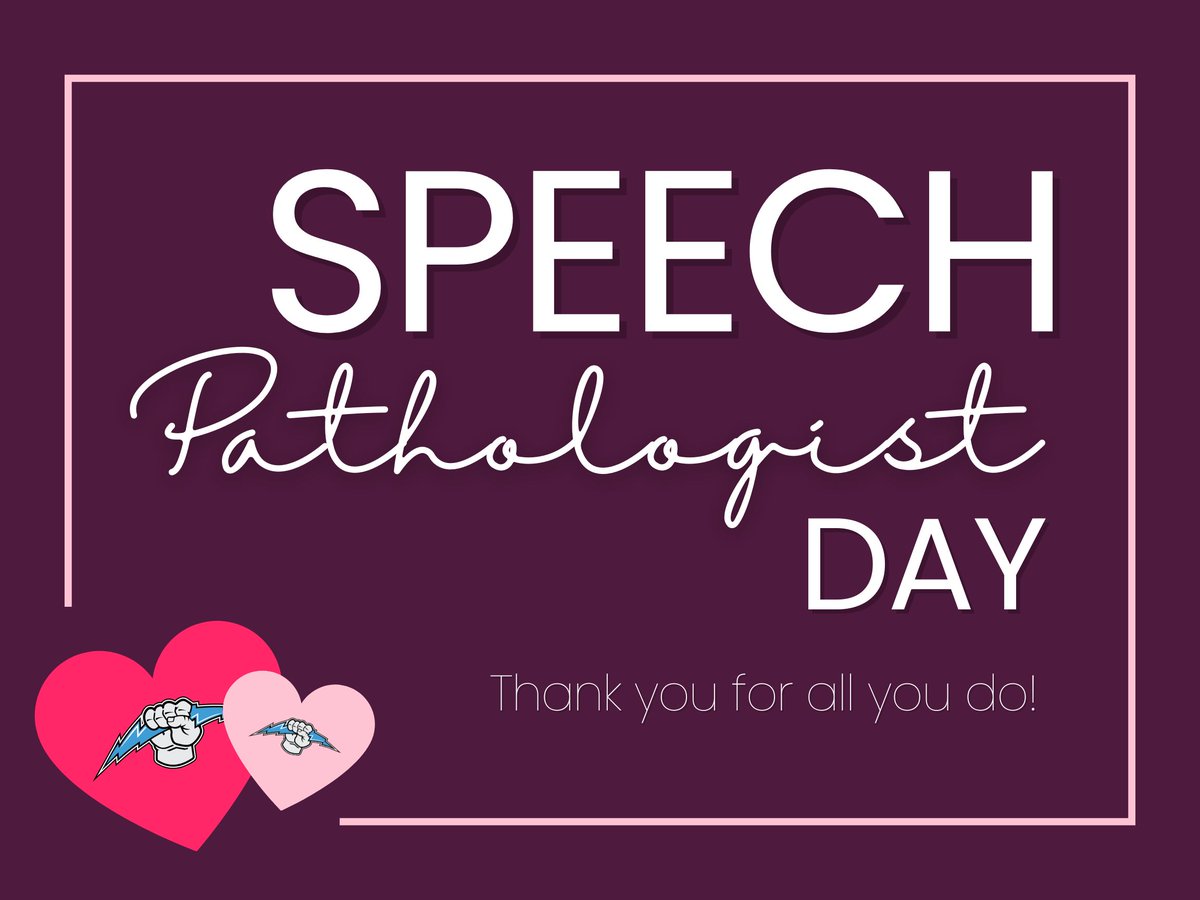 TCU2905's tweet photo. Today we celebrate our amazing Speech-Language Pathologists! 💙

Thank you for the care, &amp; patience you give our students every day. Your impact reaches far beyond the classroom. We are grateful for all you do to support, our Titan learners. 👏🗣️ https://t.co/4aQCQRidX9